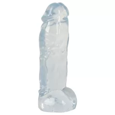   Crystal Clear Big Dong - желатинов гигантски дилдо (21,5 см)