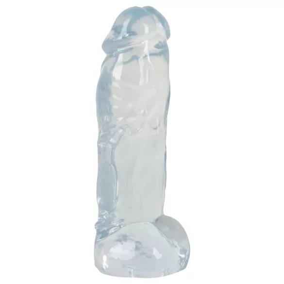Crystal Clear Big Dong - желатинов гигантски дилдо (21,5 см)