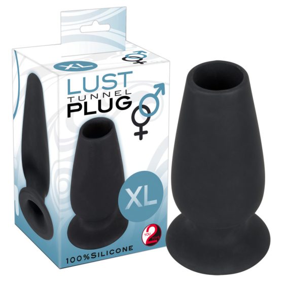 You2Toys - Lust Tunnel XL - кух анален вибратор (черен)