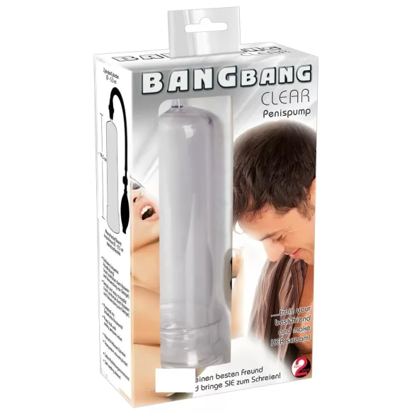 You2Toys - Bang Bang пенис помпа (прозрачен)