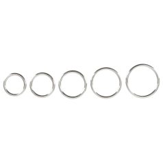   Bad Kitty - метални пенис рингове (5 части)