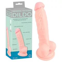   You2Toys - Medical - медицински силиконов дилдо - телесен (18 см)