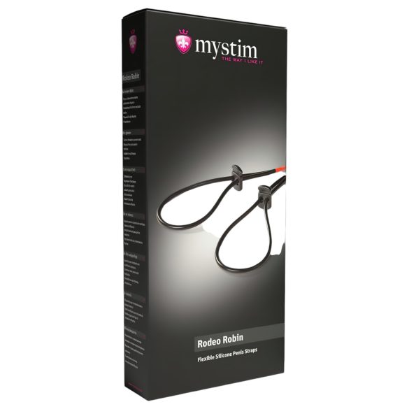 mystim Rodeo Robin - електро пенис-тестисен пръстен