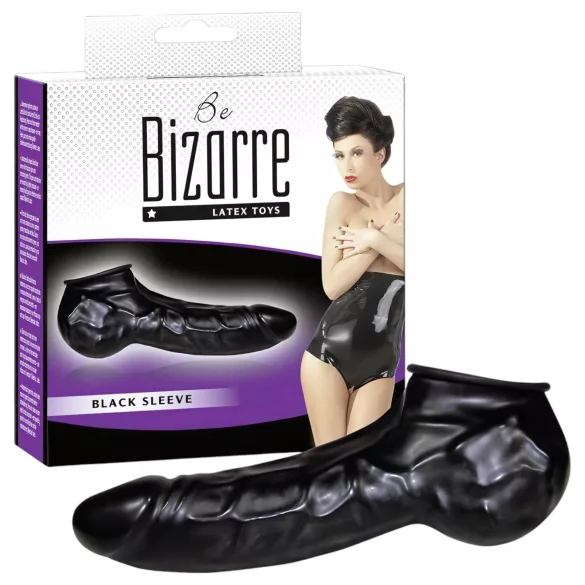You2Toys - Латексов чорап за пенис и тестиси - черен - Be Bizarre