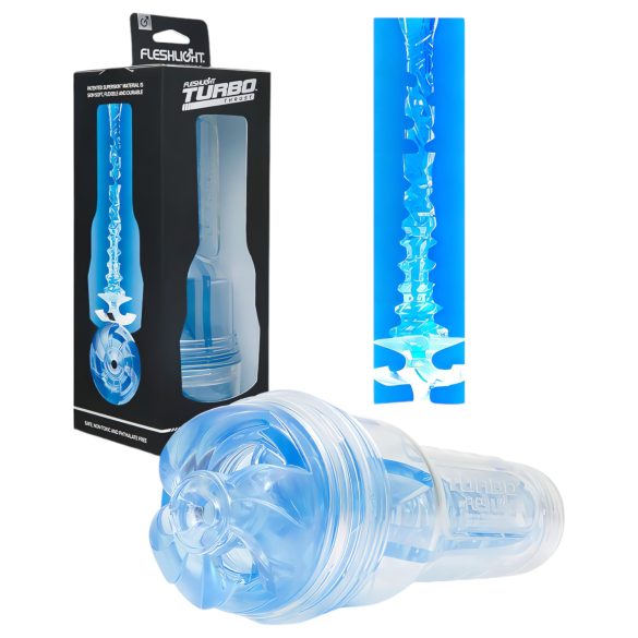 Fleshlight Turbo Thrust - смучещ мастурбатор (син)