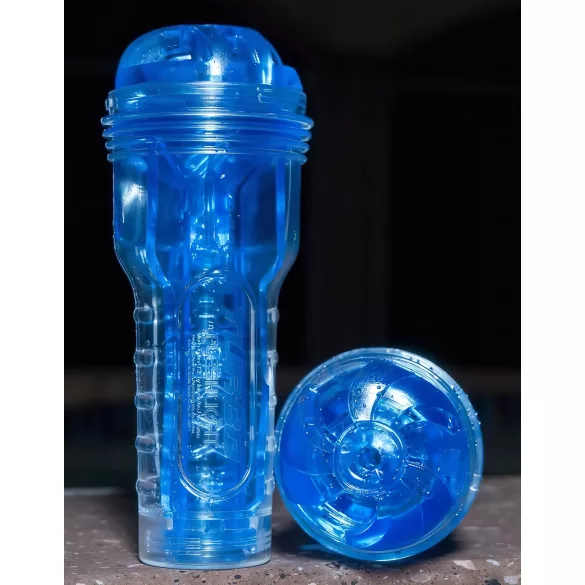 Fleshlight Turbo Thrust - мъжки мастурбатор със силно засмукване - син