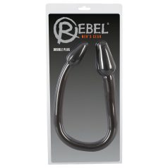   Rebel Double Plug - двоен конус анален плъг (черен)