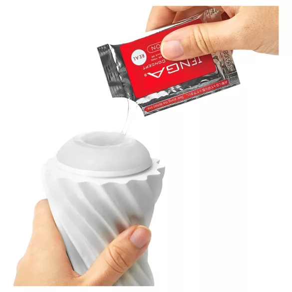 TENGA Flex - мастурбатор - бял