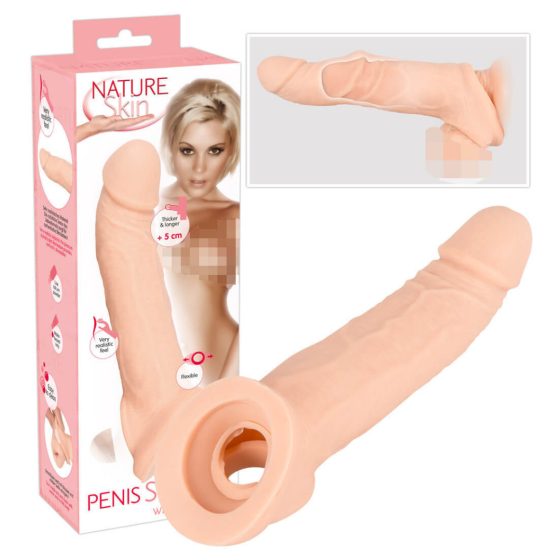 Nature Skin - Пенис пръстен пенис удължител обвивка