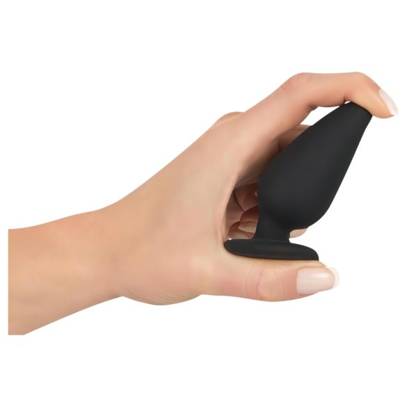 Black Velvets - анален плъг с тежест 75g - черен