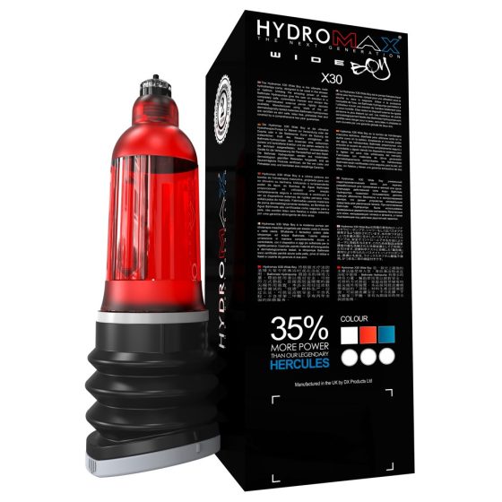 Bathmate Hydromax 7 Wide - хидропомпа (червена)