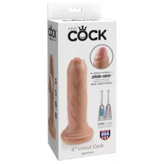   King Cock - реалистично дилдо - 15 см - телесен цвят