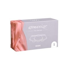  Womanizer Premium S - комплект резервни камбанки - бели (3бр.)