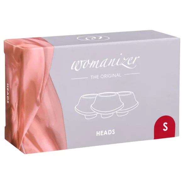 Womanizer Premium S - комплект резервни глави - червено (3 бр.)