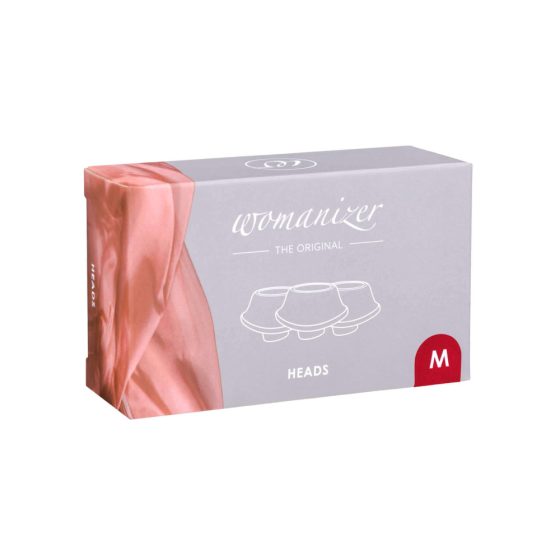 Womanizer Premium M - комплект резервни камбанки - червени (3бр.)