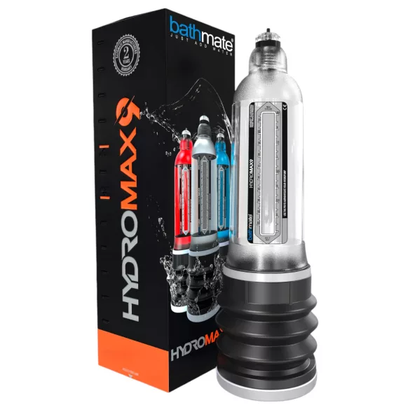 Bathmate Hydromax9 - водна пенис помпа - прозрачна