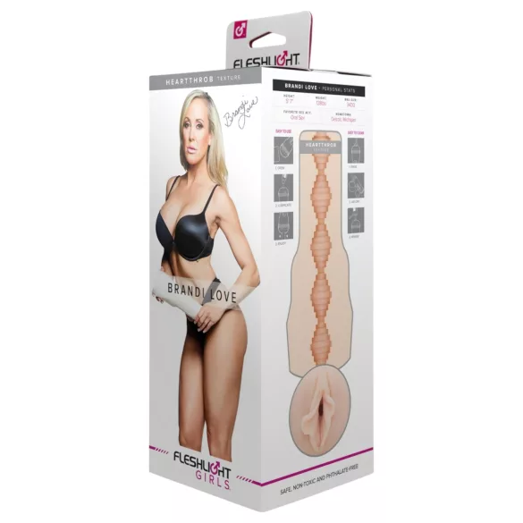 Fleshlight Brandi Love Heartthrobe - мастурбатор вагина