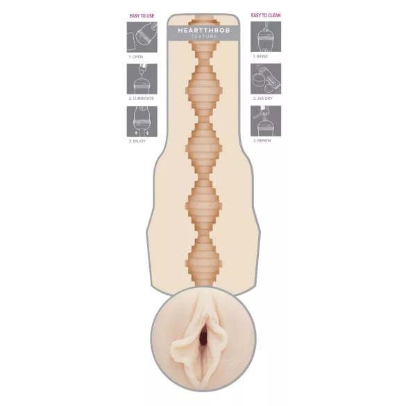 Fleshlight Brandi Love Heartthrobe - мастурбатор вагина
