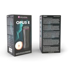   Mystim Opus E Vagina - електрически вибратор мастурбатор (естествен черен)