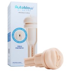  Autoblow A.I. - силиконова вложка - вагина (естествена)