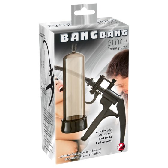 You2Toys Bang Bang - пенис помпа с ножица (черна)