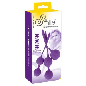SMILE 3 Skittles - комплект топчета с гейзер - лилаво (3 броя)