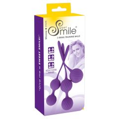   SMILE 3 Skittles - комплект топчета с гейзер - лилаво (3 броя)