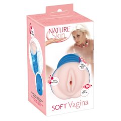   Nature Skin Soft - реалистичен фалшив мастурбатор за путка (естествено син)