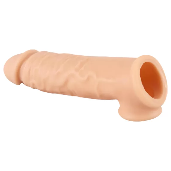 Realistixxx - пенис удължител с пръстен - 16 см - телесен цвят