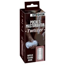   STROKER Twister - фалшив мастурбатор за дупе (полупрозрачен)