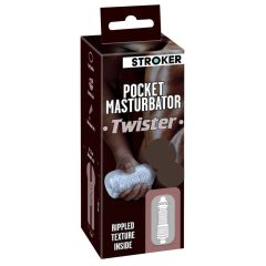   STROKER Twister - фалшив мастурбатор за дупе (полупрозрачен)