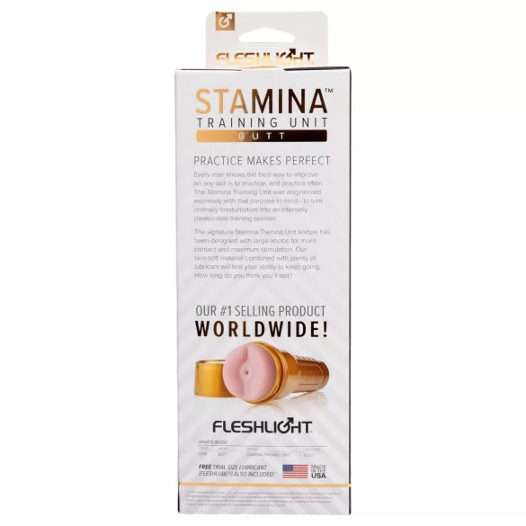 Fleshlight - мастурбатор анус - Stamina Training Unit - реалистичен силикон