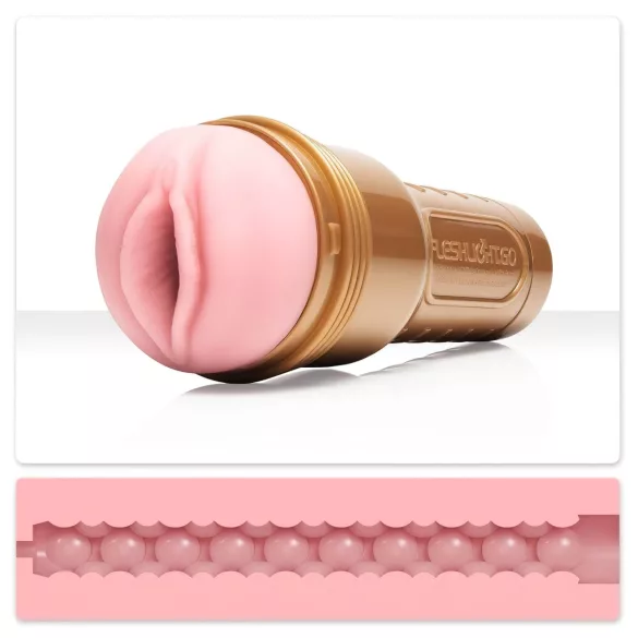 Fleshlight GO Stamina Training Unit Lady - компактен мастурбатор вагина - розов