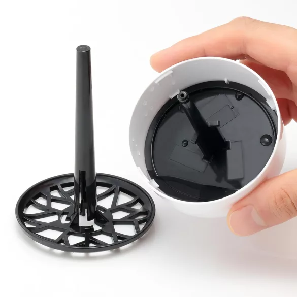 TENGA Aero - мъжки мастурбатор с вакуум - бяло/сребристо