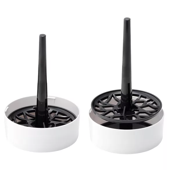 TENGA Aero - мъжки мастурбатор с вакуум - бяло/сребристо