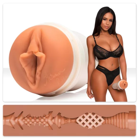 Fleshlight Autumn Falls Cream - вагина с реалистично усещане - натурален цвят