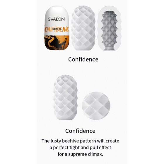 Svakom Hedy X Confidence - яйца за мастурбация (5бр.) - Confidence