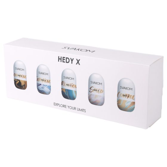Svakom Hedy X Mixed - комплект яйца за мастурбация (5бр.)