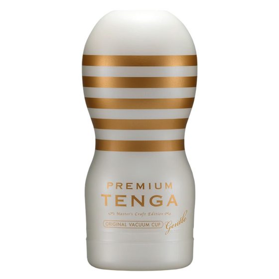 TENGA Premium Gentle - мастурбатор за еднократна употреба (бял)