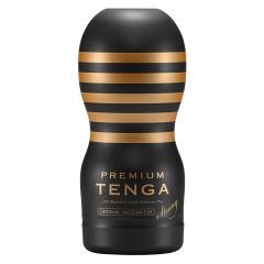   TENGA Premium Strong - мастурбатор за еднократна употреба (черен)