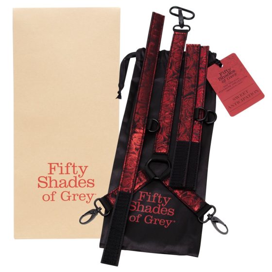 Петдесет нюанса сиво - комплект вратовръзки за врата (черно и червено)