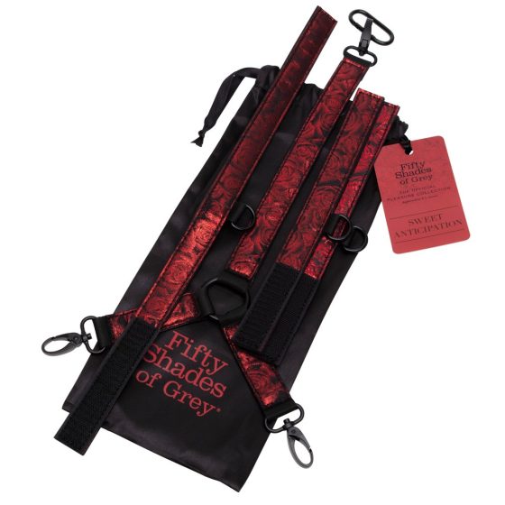 Петдесет нюанса сиво - комплект вратовръзки за врата (черно и червено)