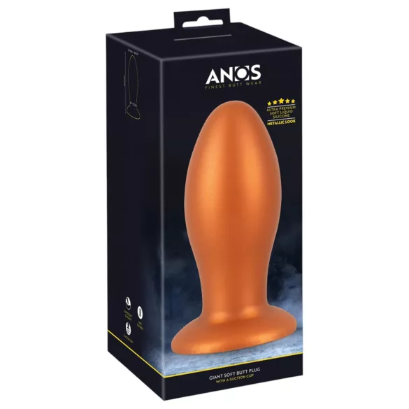ANOS - голям анален плъг - оранжев