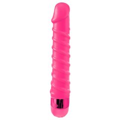   Classix Candy Twirl - секс-спирален вибратор (розов)