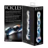 Icicles No. 08 - стъклено дилдо с два края - вълнообразно - прозрачно/синьо