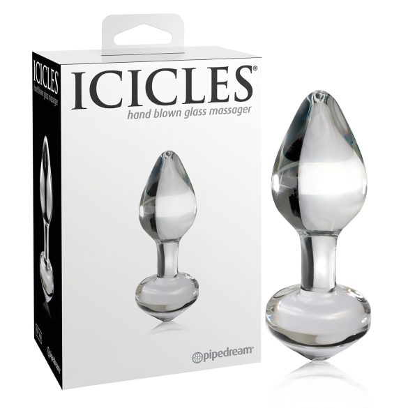 Icicles No. 44 - анален бът плъг стъкло конусовиден прозрачен