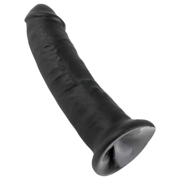 King Cock - дилдо с вакуумна основа - 23 см - черен