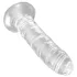 King Cock Clear 6 - дилдо с вендуза (17,8 cm)
