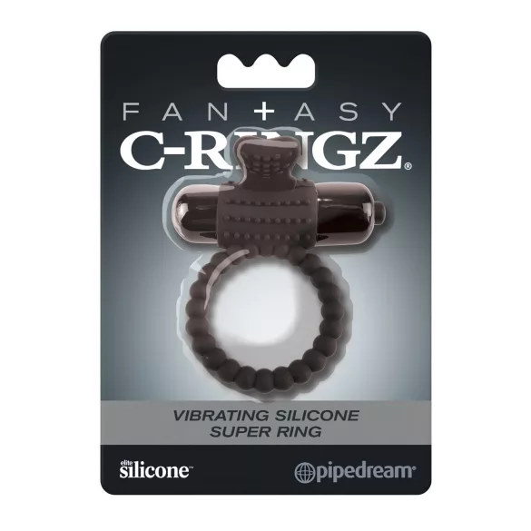 Pipedream Fantasy C-Ringz - вибриращ пенис ринг - черен