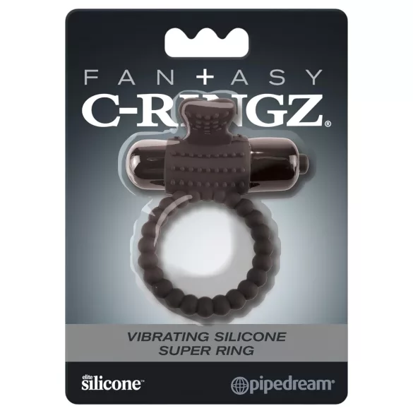 Pipedream Fantasy C-Ringz - вибриращ пенис ринг - черен